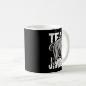 Mug Équipe de panda de déchets drôles de raton laveur (Devant droit)