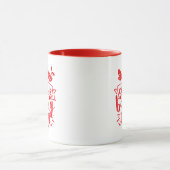 Mug Équipe de pâtisserie de Noël Cute Red Holiday (Centre)