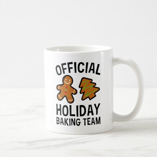 Mug Équipe de pâtisserie de vacances (Droite)