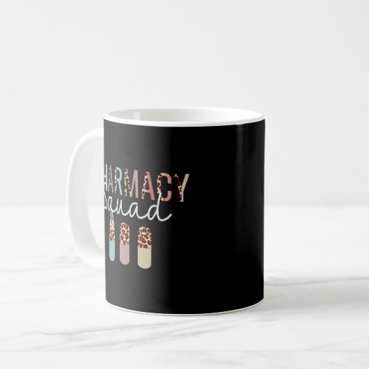 Mug Équipe De Pharmacie Avec Empreinte de léopard Pour (Devant gauche)