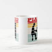 Mug Équipe de piano vintage (Centre)
