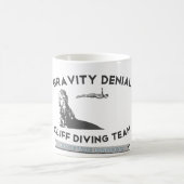 Mug Équipe de plongée de falaise de démenti de gravité (Centre)