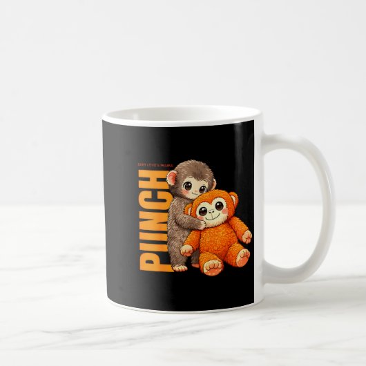 Mug Équipe de poing - bébé singe poing (Droite)