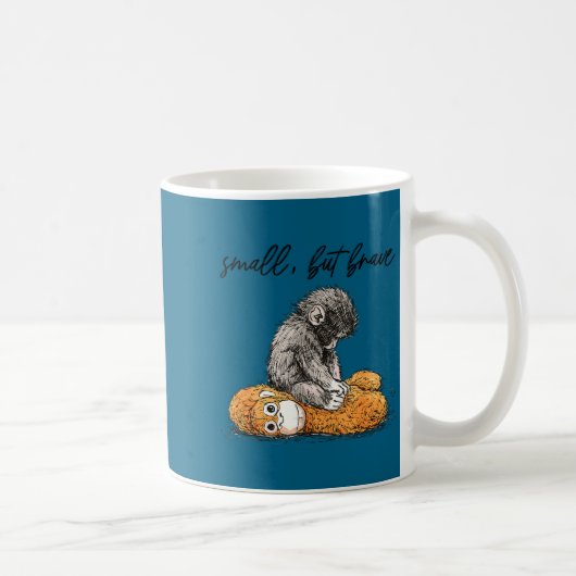 Mug Équipe de poing bébé singe poing singe mème (Droite)