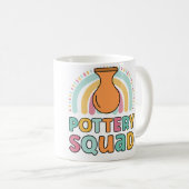 Mug Équipe de poterie drôle pour filles poterie (Devant droit)