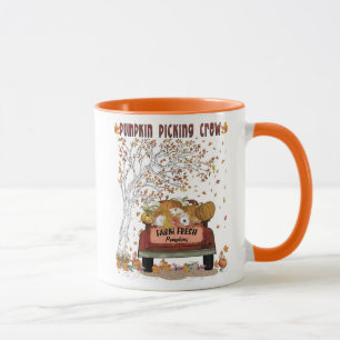 Mug Équipe de prélèvement citrouille