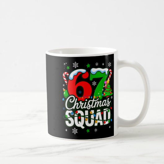 Mug Équipe de professeurs de la 67e brigade Noël drôle (Droite)