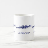 Mug Équipe de rameurs de l'équipage de rame bleu Sport (Centre)