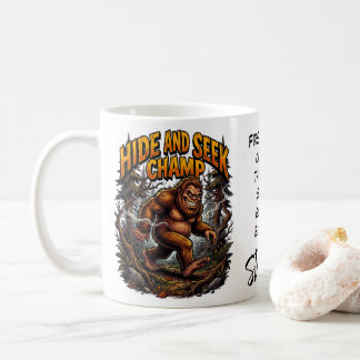 Mug Équipe de recherche Bigfoot Sasquatch Cache-cache