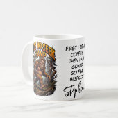 Mug Équipe de recherche Bigfoot Sasquatch Cache-cache (Devant gauche)