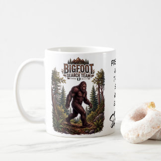 Mug Équipe de recherche de Bigfoot Sasquatch en randon