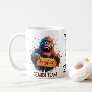 Mug Équipe de recherche de photo de Bigfoot Sasquatch