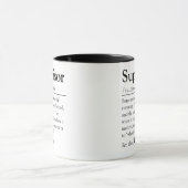 Mug Équipe de reconnaissance de la définition du super (Centre)
