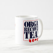 Mug Équipe de récupération des organes Transplant l'ap (Devant droit)