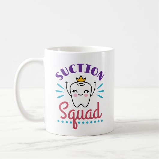 Mug Équipe de relève Adjointe dentaire Personnel hygié (Gauche)