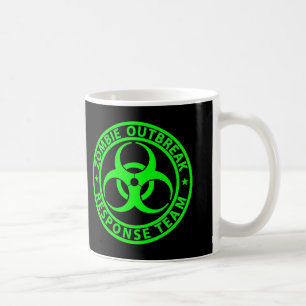 Mug Équipe de réponse à une épidémie de zombies vert n