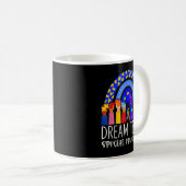 Mug Équipe de rêve enseignant en autisme Éducation spé (Devant droit)