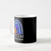 Mug Équipe de rêve enseignant en autisme Éducation spé (Devant gauche)
