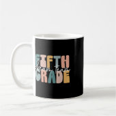 Mug Équipe de rêve rétro de cinquième année Prof cool (Gauche)