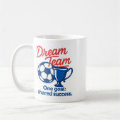 Mug Équipe de rêve Un objectif Succès partagé Trophée (Gauche)