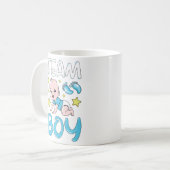 Mug Équipe de révélation de genre Jeu de fêtes de garç (Devant gauche)