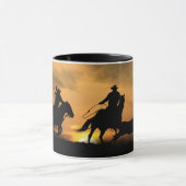 Mug Équipe de Roping Cowboy Pays (Centre)