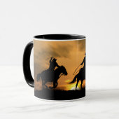 Mug Équipe de Roping Cowboy Pays (Devant gauche)