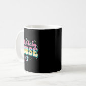 Mug Équipe de sage-femme pour bébé mère Stéthoscope bl (Devant gauche)