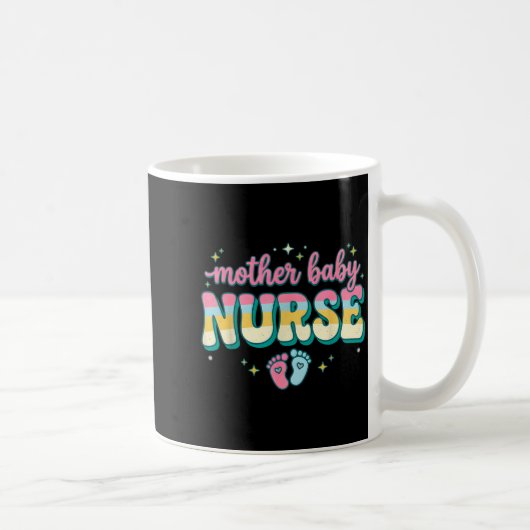 Mug Équipe de sage-femme pour bébé mère Stéthoscope bl (Droite)