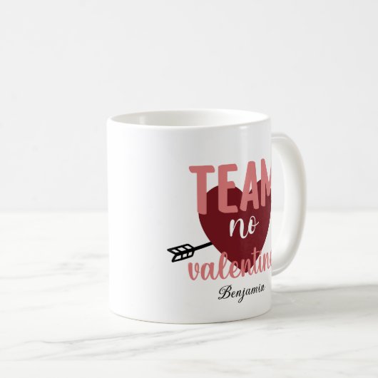 Mug Équipe de Saint Valentin (Devant droit)