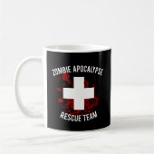 Mug Équipe de Secourt de Zombie Apocalypse (Gauche)