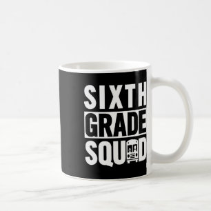 Mug Équipe de sixième (École de 6e - Texte blanc) 