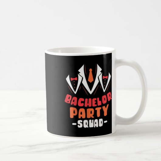 Mug Équipe de soirée de garçon d'honneur Marié Épouse (Droite)