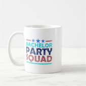 Mug Équipe de soirée d'enterrement de vie de garçon Ép (Gauche)