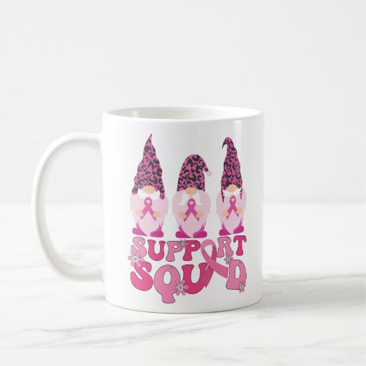 Mug Équipe de soutien des gnomes Sensibilisation au ca (Gauche)