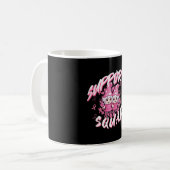 Mug Équipe de soutien Gnome Warrior Sensibilisation au (Devant gauche)
