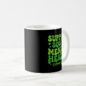 Mug Équipe de soutien Groovy Sensibilisation à la sant (Devant droit)