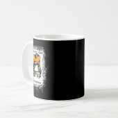 Mug Équipe de soutien guerrier de sensibilisation Mess (Devant gauche)