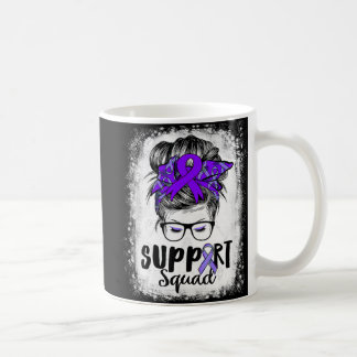 Mug Équipe de soutien Messy Bun Purple Warrior Epileps