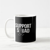 Mug Équipe de soutien Mois de la sensibilisation au ca (Gauche)