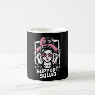 Mug Équipe de soutien Nœud désordonné Guerrière rose C