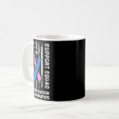 Mug Équipe de soutien pour la sensibilisation à l'hype (Devant gauche)