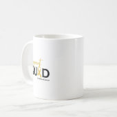 Mug Équipe de soutien - Sensibilisation au cancer de l (Devant gauche)