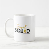 Mug Équipe de soutien - Sensibilisation au cancer de l (Gauche)