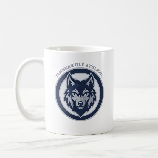 Mug Équipe de sport Crest Timberwolf Athlétique (Gauche)