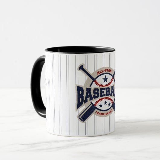 Mug Équipe de sport de baseball toutes étoiles (Devant gauche)