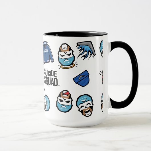 Mug Équipe de suicide | Capitaine Boomerang Emoji Moti (Droite)