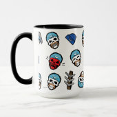 Mug Équipe de suicide | Capitaine Boomerang Emoji Moti (Gauche)