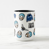 Mug Équipe de suicide | Capitaine Boomerang Emoji Moti (Centre)