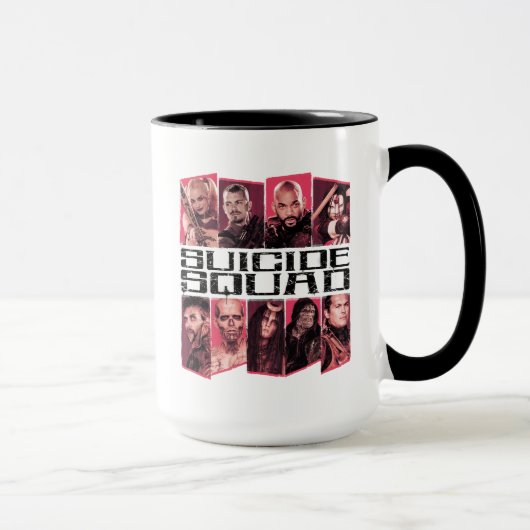 Mug Équipe de suicide | Emblème du groupe X de la Task (Droite)